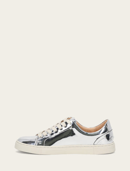 Women's Silver Ivy Low Lace Slip On Sneakers | Frye Featured