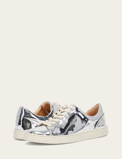 Women's Silver Ivy Low Lace Slip On Sneakers | Frye Featured