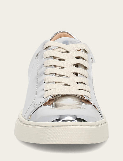 Women's Silver Ivy Low Lace Slip On Sneakers | Frye Featured