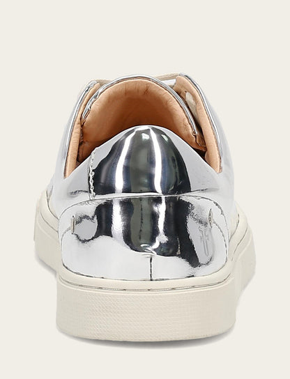 Women's Silver Ivy Low Lace Slip On Sneakers | Frye Featured