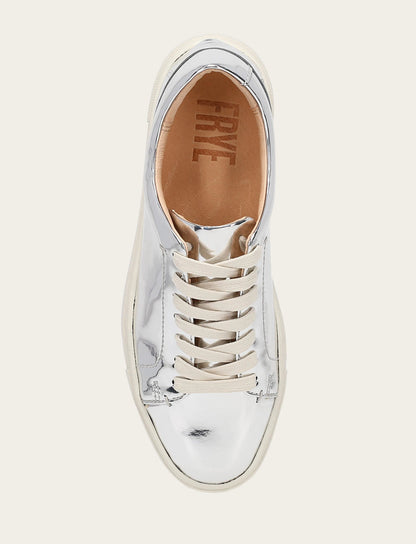 Women's Silver Ivy Low Lace Slip On Sneakers | Frye Featured