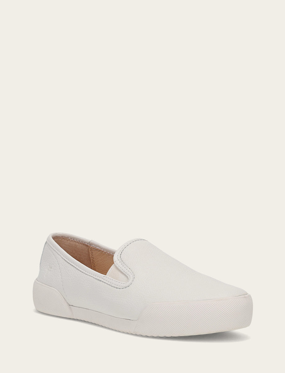 Women's White Mia Slip On Sneakers | Frye Great Value