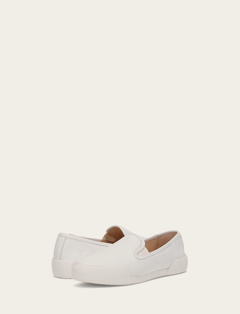 Women's White Mia Slip On Sneakers | Frye Great Value