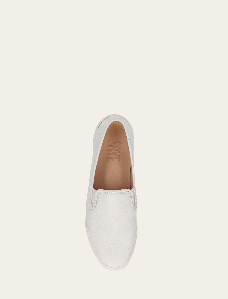 Women's White Mia Slip On Sneakers | Frye Great Value