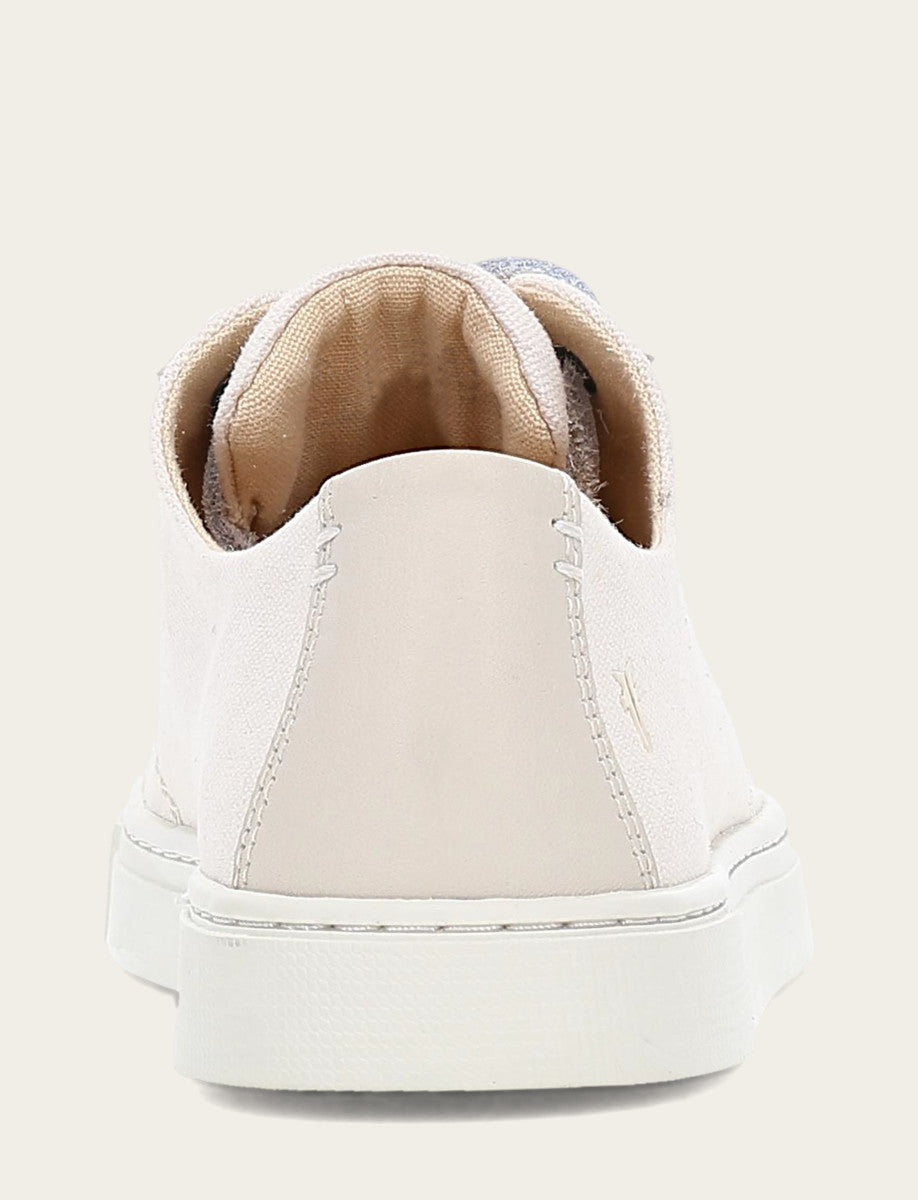 Women's Ivory Ivy Canvas Low Lace Sneakers | Frye Smart Buy