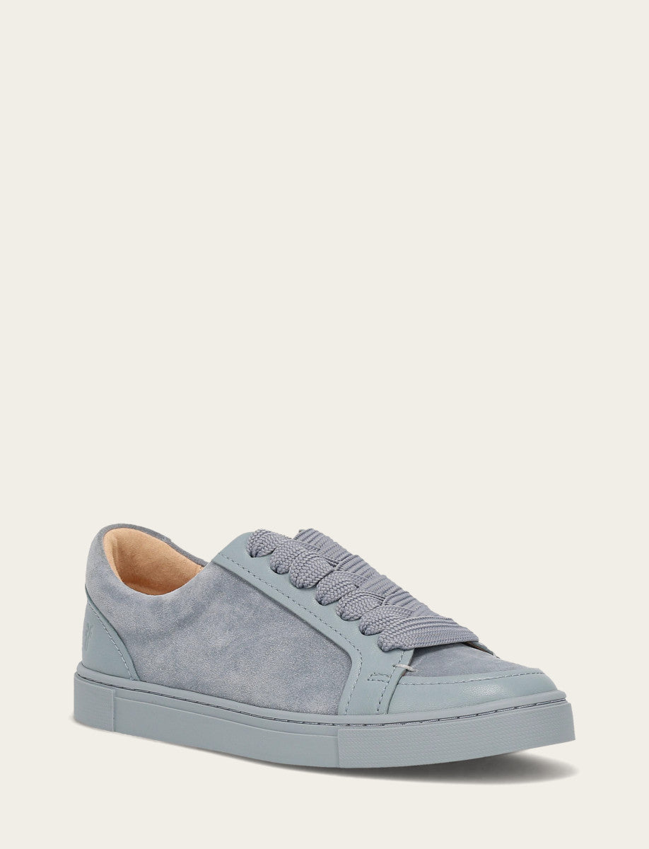 Women's Steel Blue Ivy Court Low Lace Sneakers | Frye Trusted