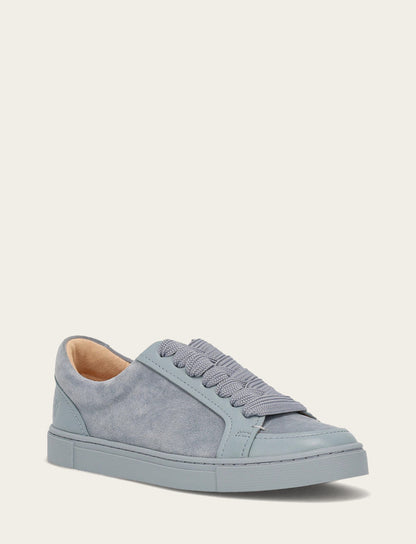 Women's Steel Blue Ivy Court Low Lace Sneakers | Frye Trusted