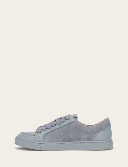 Women's Steel Blue Ivy Court Low Lace Sneakers | Frye Trusted