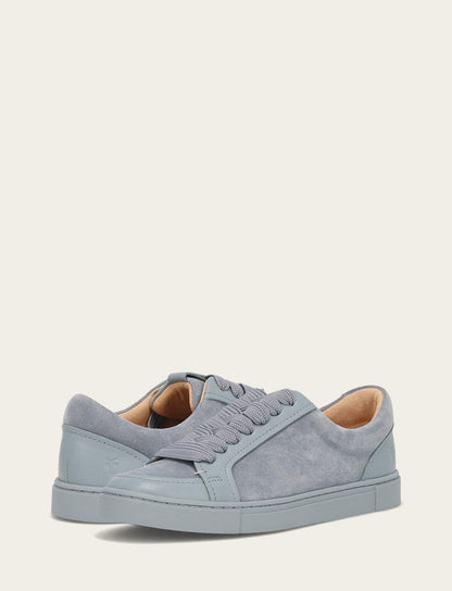 Women's Steel Blue Ivy Court Low Lace Sneakers | Frye Trusted