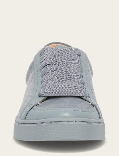 Women's Steel Blue Ivy Court Low Lace Sneakers | Frye Trusted