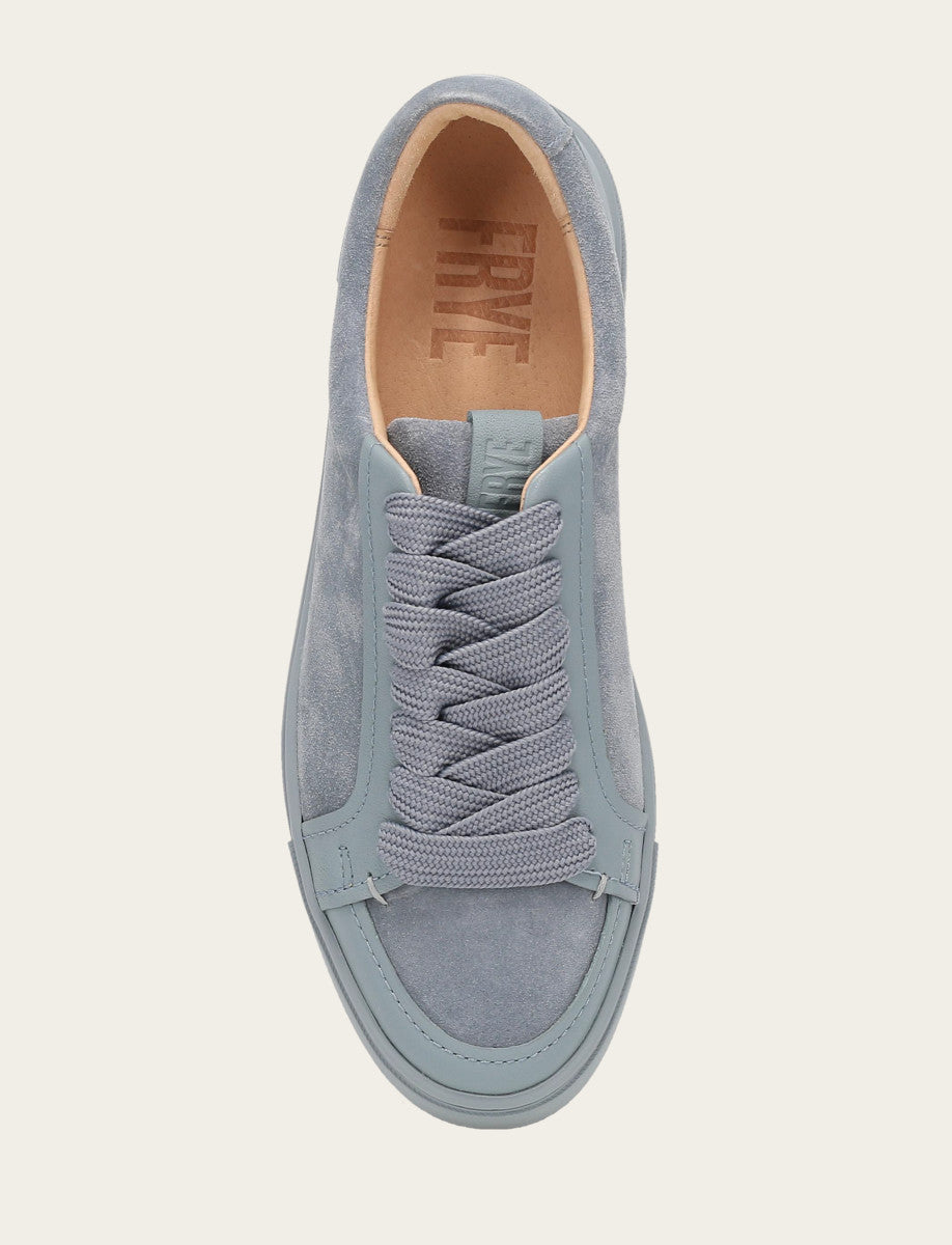 Women's Steel Blue Ivy Court Low Lace Sneakers | Frye Trusted