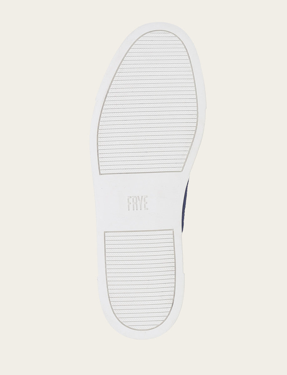 Women's Navy Ivy Canvas Low Lace Sneakers | Frye Everyday