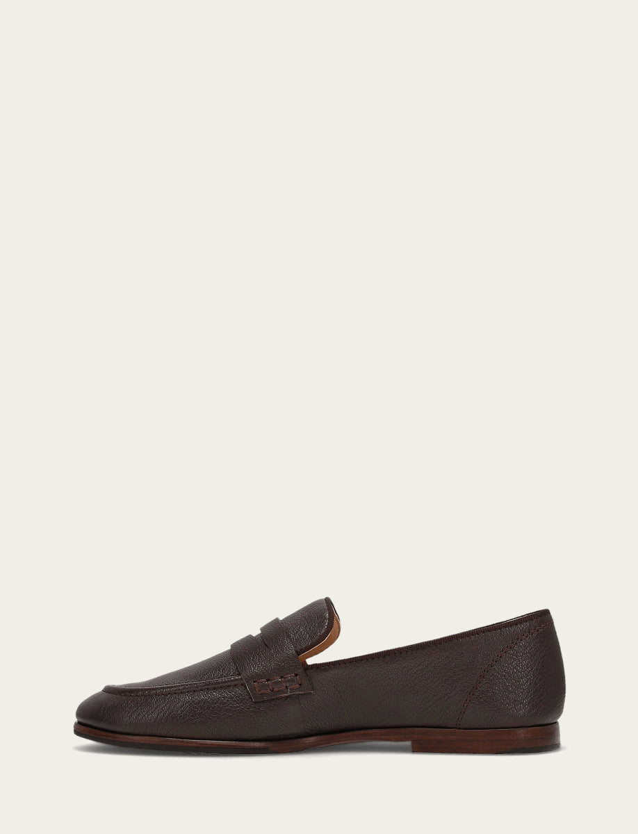 Women's Dark Brown Faith Loafer | Frye Best Seller