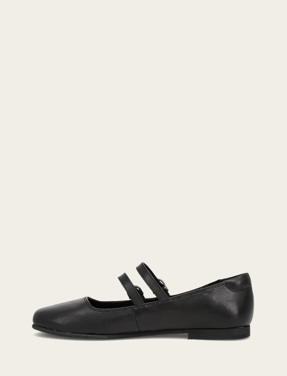 Women's Black Carson Multi Mary Jane Flats | Frye Top Pick