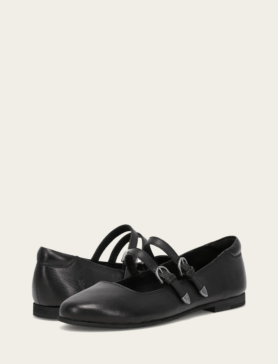 Women's Black Carson Multi Mary Jane Flats | Frye Top Pick
