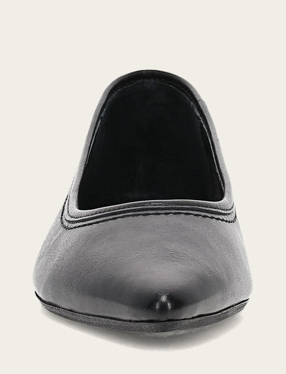 Women's Black Heather Ballet Flats | Frye Great Value