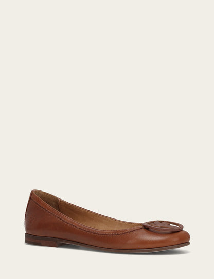 Women's Cinnamon Carson Logo Ballet Shoe | Frye Classic