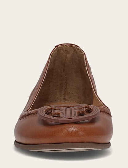 Women's Cinnamon Carson Logo Ballet Shoe | Frye Classic