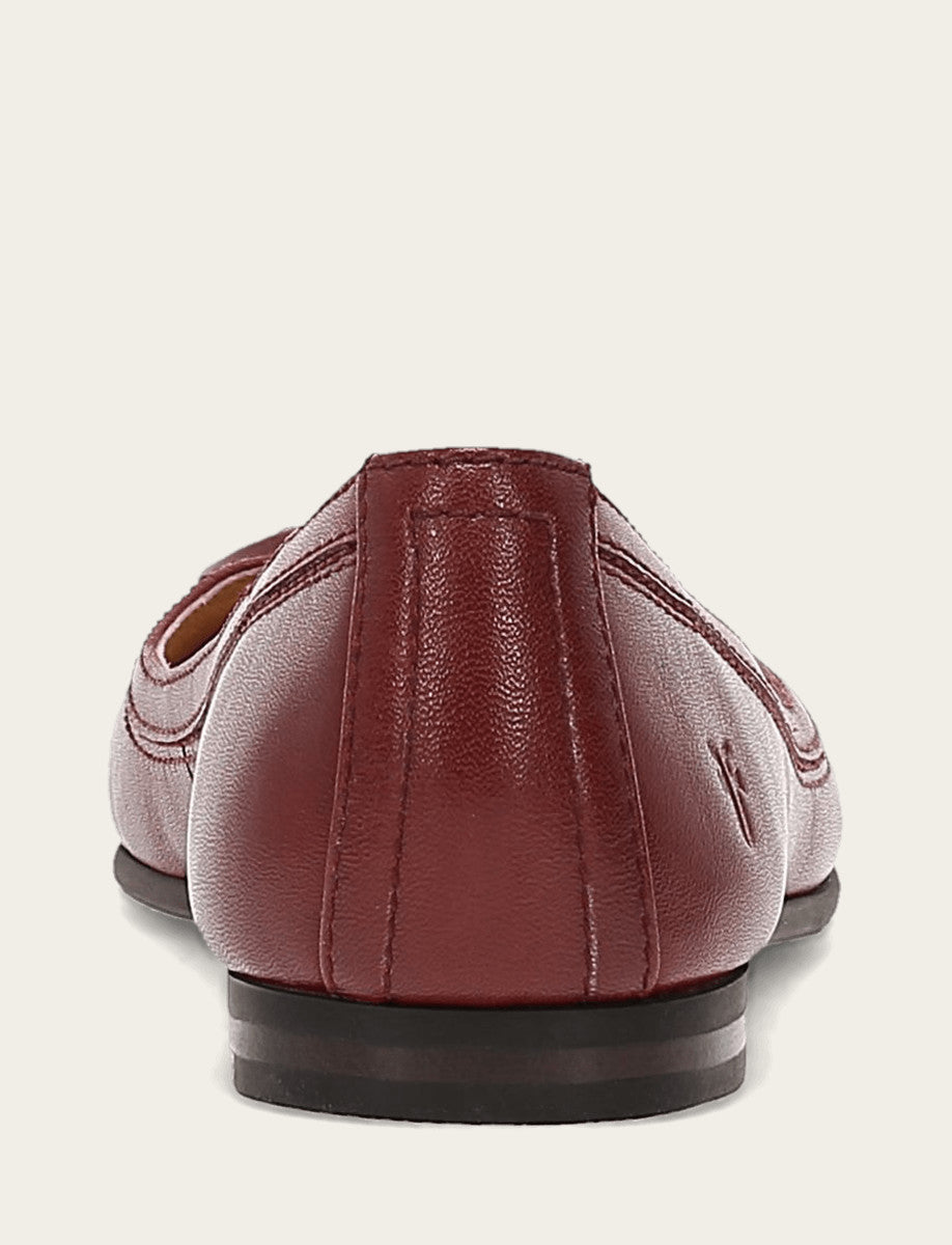 Women's Cranberry Carson Logo Ballet Shoe | Frye New