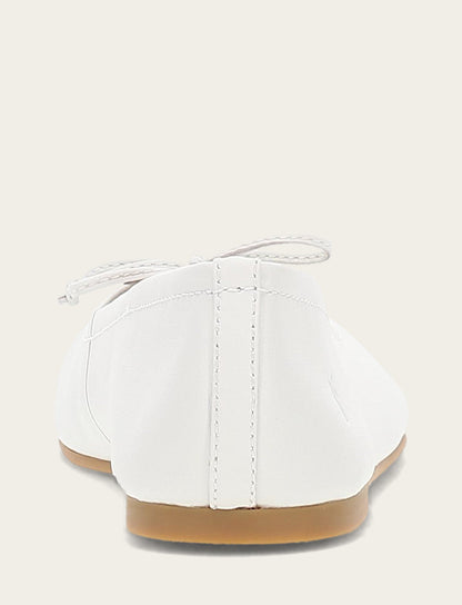 Women's White Emma Ballet Flats | Frye Discount