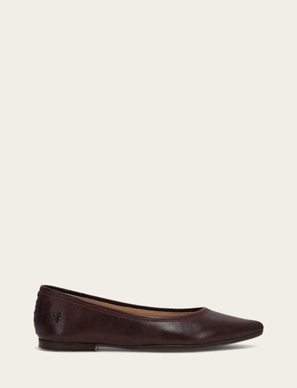 Women's Cherry Lacquer Heather Ballet Shoe | Frye Exclusive