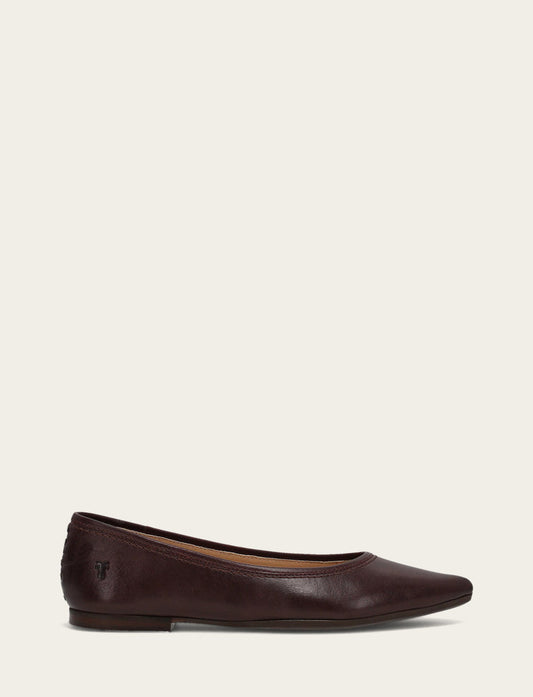 Women's Cherry Lacquer Heather Ballet Shoe | Frye Exclusive