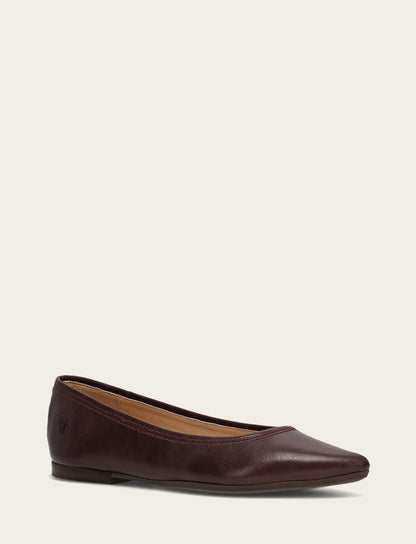 Women's Cherry Lacquer Heather Ballet Shoe | Frye Exclusive