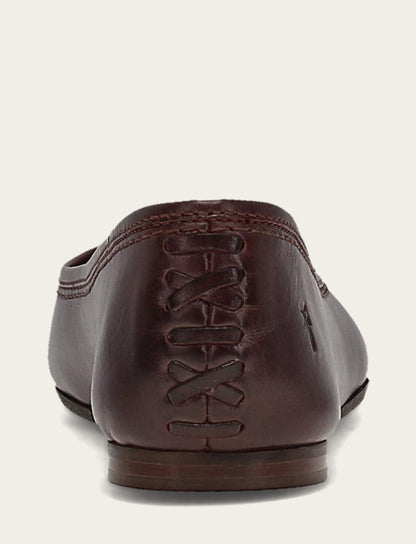 Women's Cherry Lacquer Heather Ballet Shoe | Frye Exclusive
