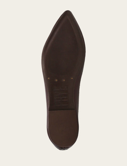 Women's Cherry Lacquer Heather Ballet Shoe | Frye Exclusive