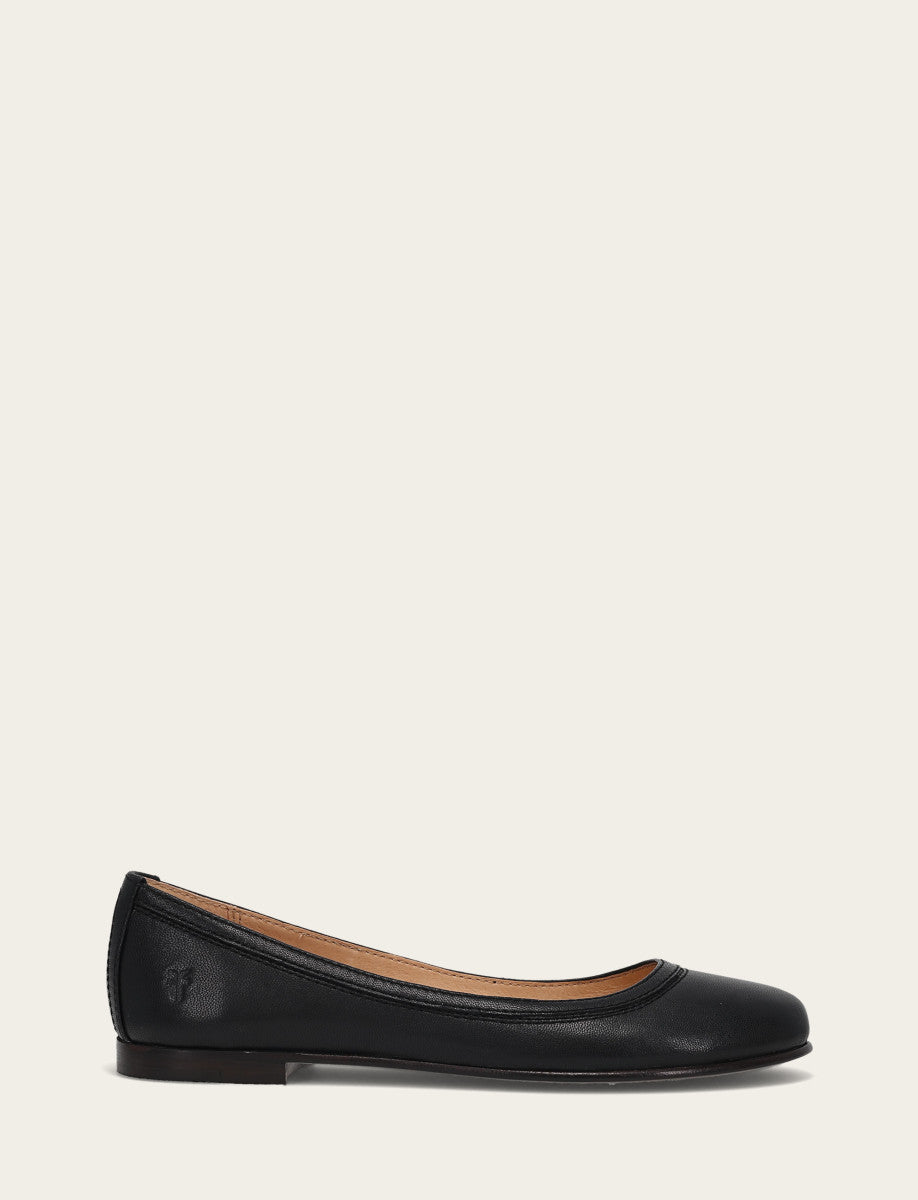 Women's Black Carson Ballet Flats | Frye Discount