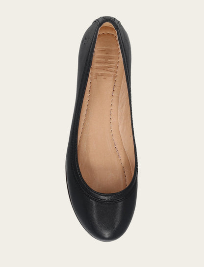 Women's Black Carson Ballet Flats | Frye Discount