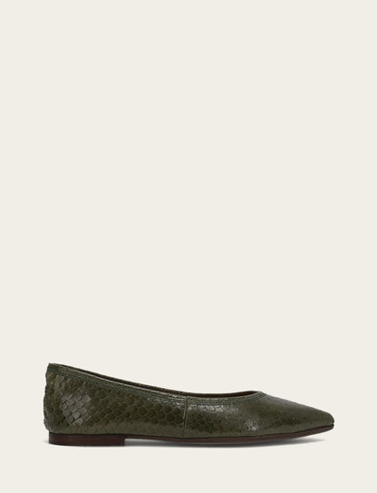 Women's Dark Olive Heather Ballet Shoe | Frye Best Seller