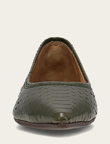 Women's Dark Olive Heather Ballet Shoe | Frye Best Seller