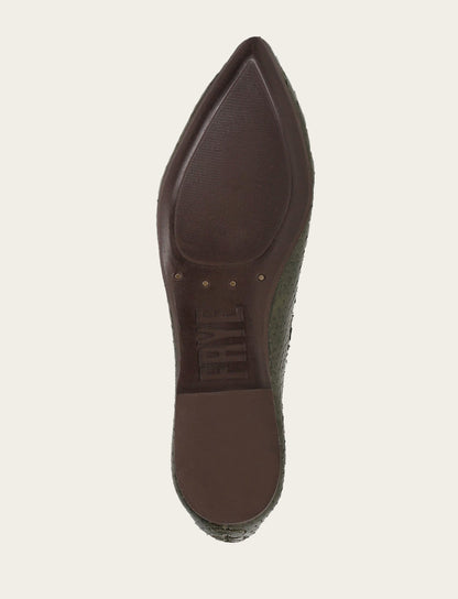 Women's Dark Olive Heather Ballet Shoe | Frye Best Seller