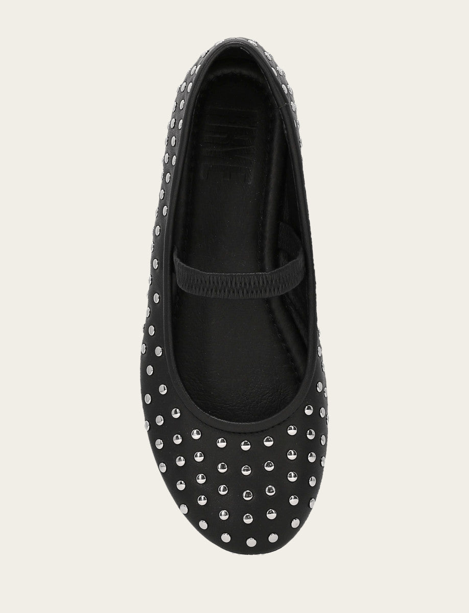 Women's Black Emma Studded Mary Jane Shoe | Frye Everyday