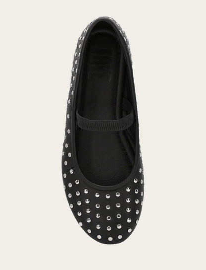 Women's Black Emma Studded Mary Jane Shoe | Frye Everyday