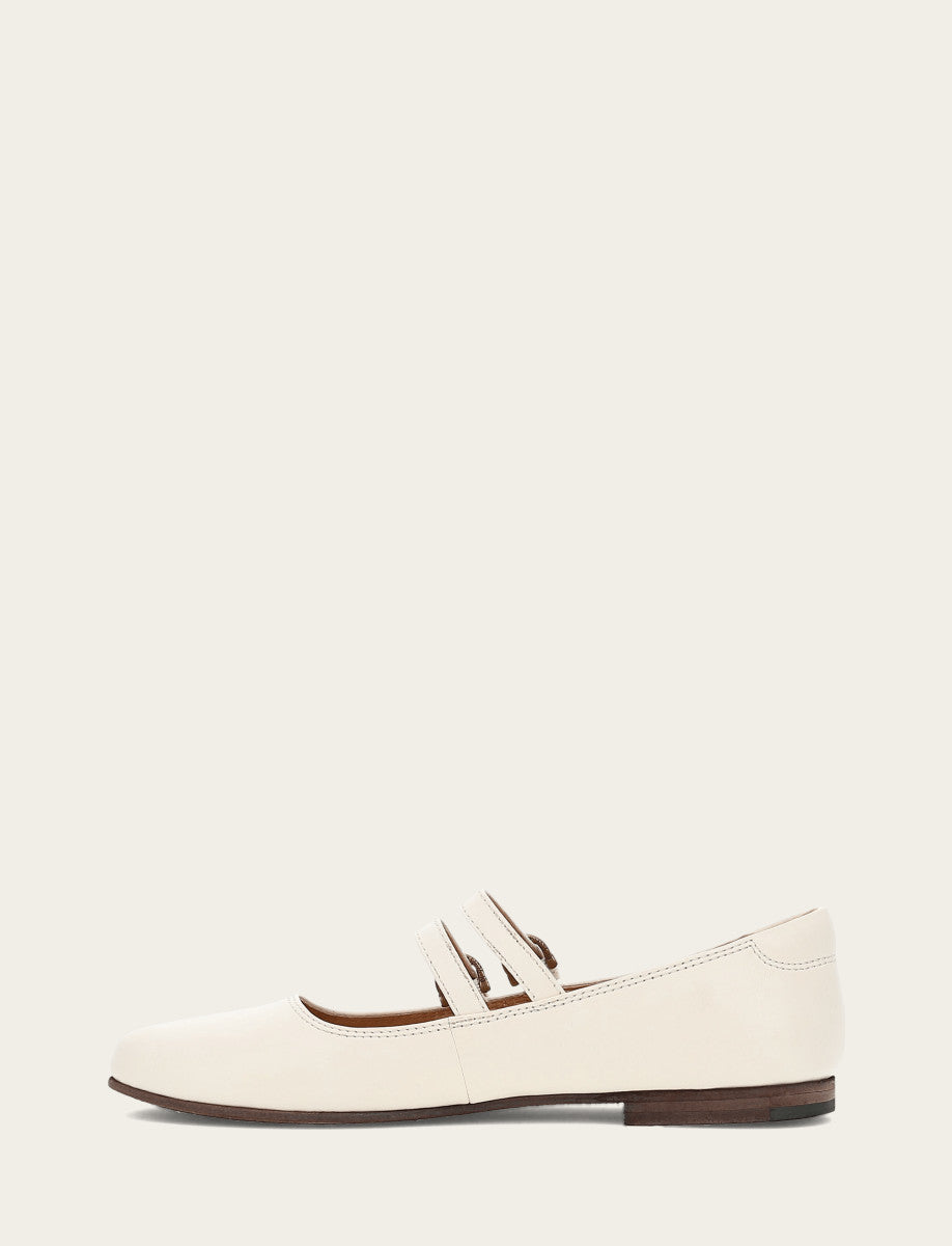 Women's Ecru Carson Multi Mary Jane Shoe | Frye Recommended