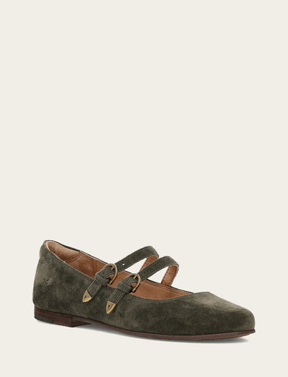 Women's Dark Olive Carson Multi Mary Jane Shoe | Frye Customer Favorite