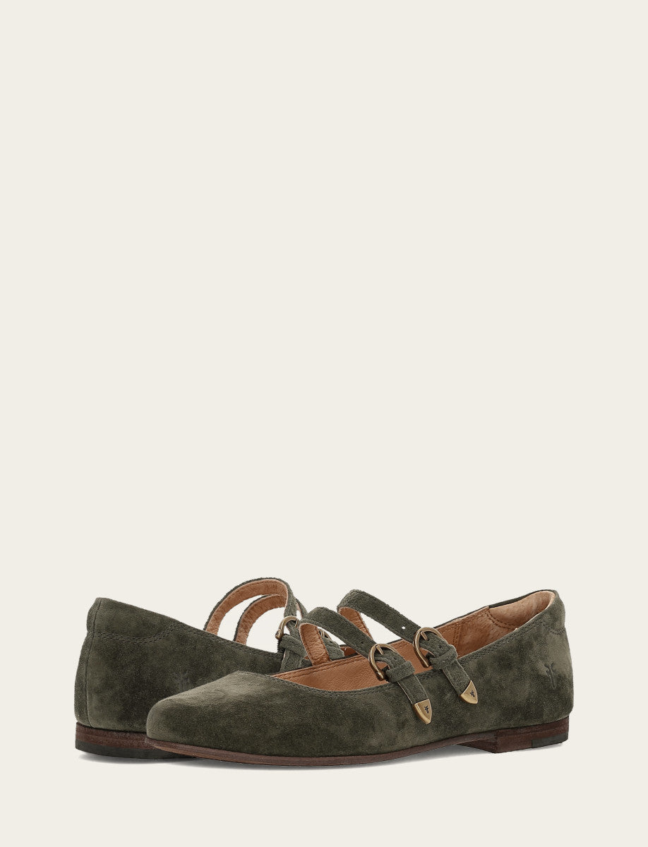 Women's Dark Olive Carson Multi Mary Jane Shoe | Frye Customer Favorite
