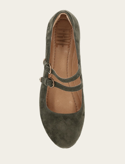 Women's Dark Olive Carson Multi Mary Jane Shoe | Frye Customer Favorite