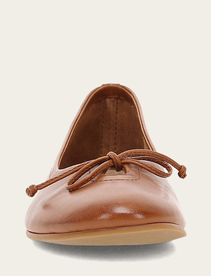 Women's Dark Latte Emma Ballet Flats | Frye Great Value
