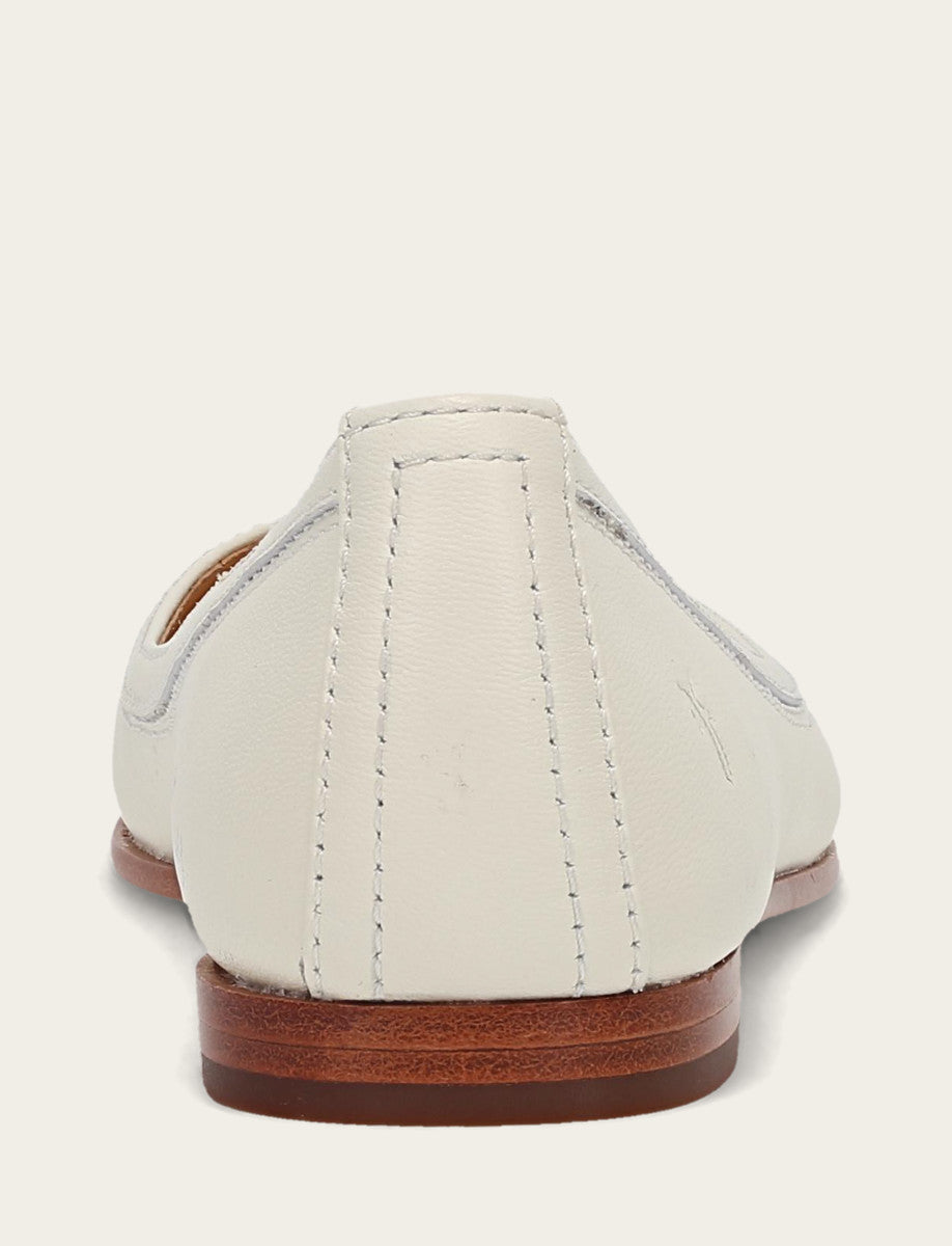Women's White Carson Ballet Flats | Frye New