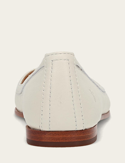 Women's White Carson Ballet Flats | Frye New