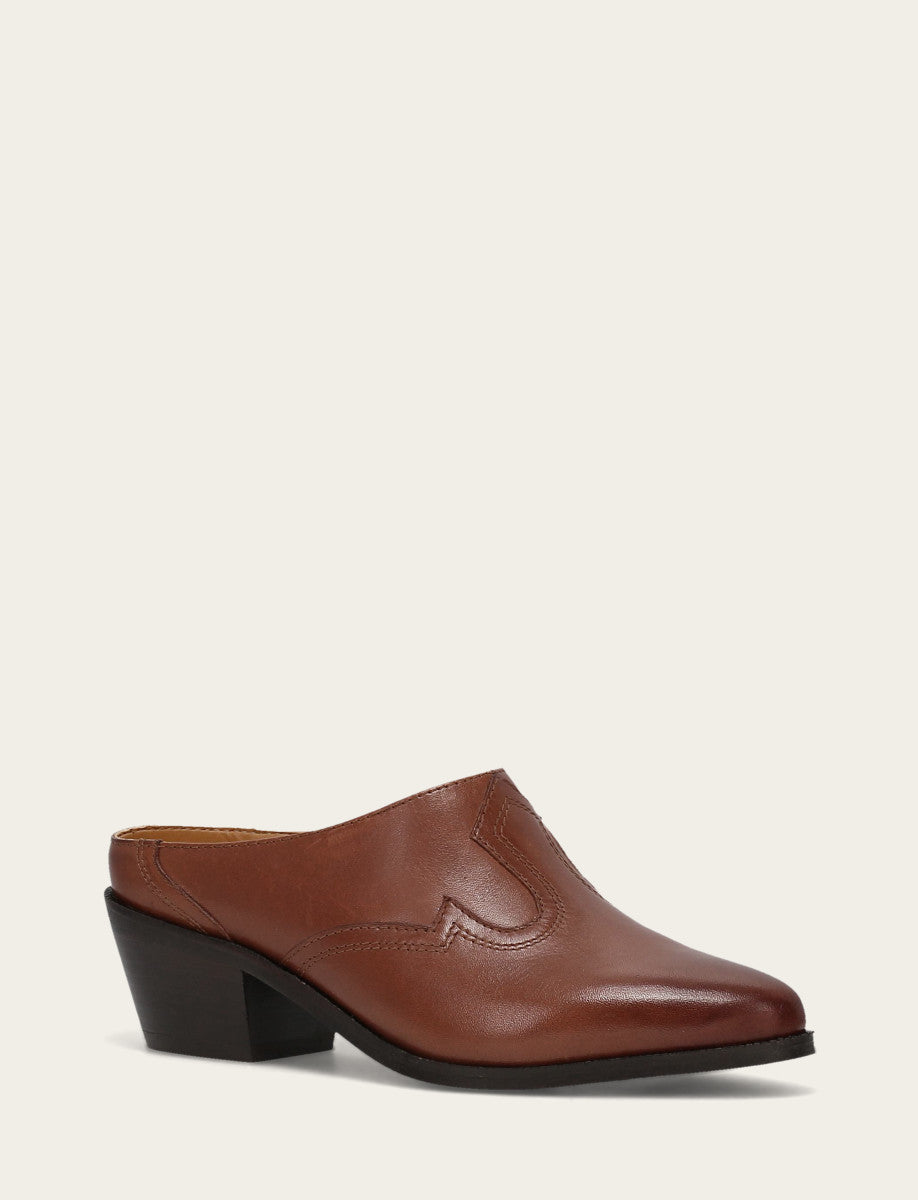 Women's Brown Luna Mule | Frye Best Seller