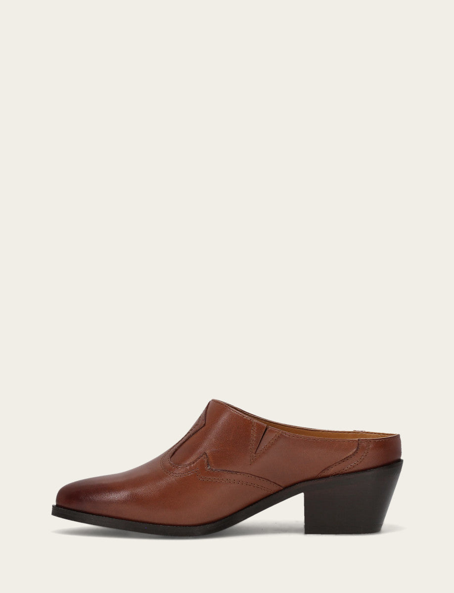 Women's Brown Luna Mule | Frye Best Seller
