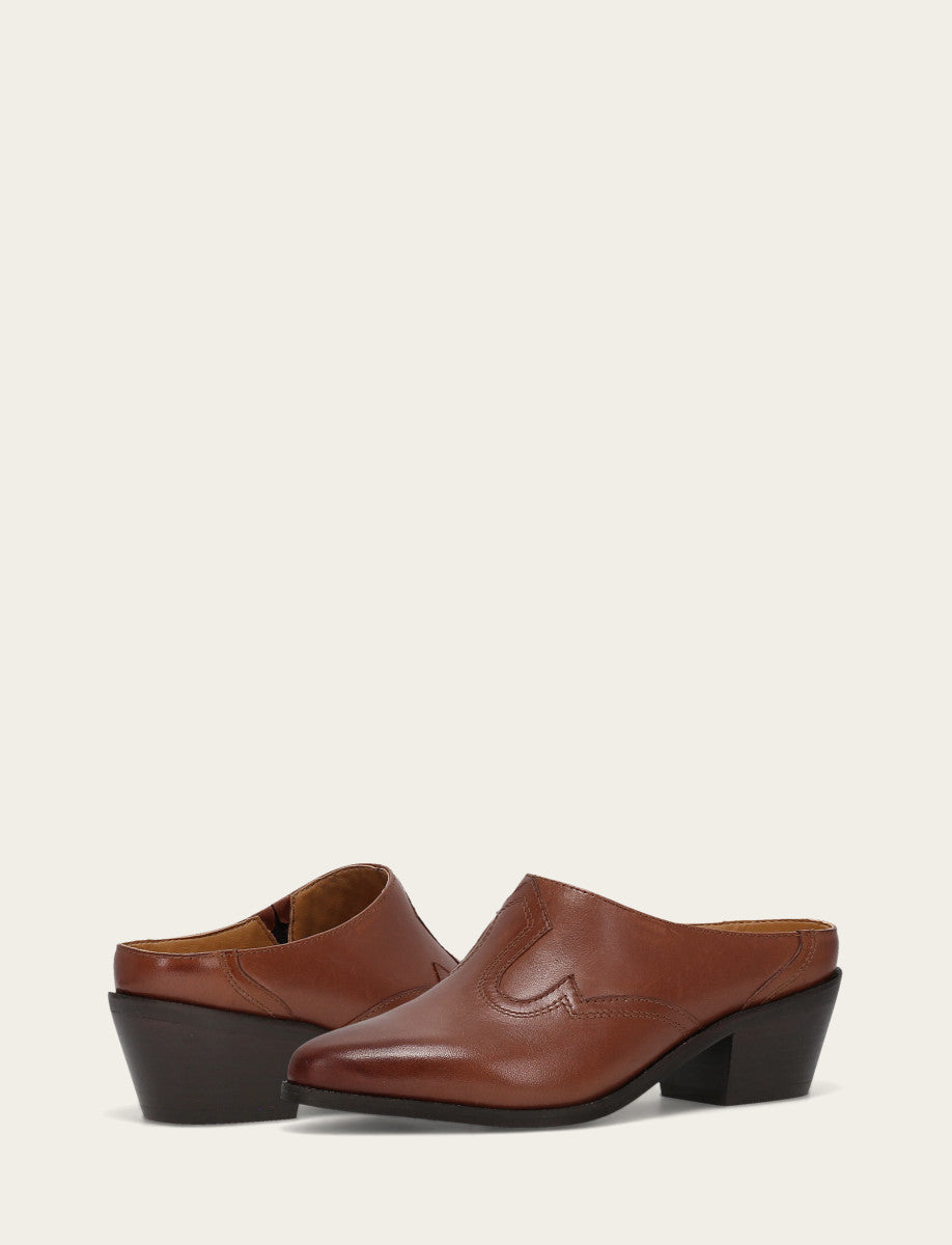 Women's Brown Luna Mule | Frye Best Seller