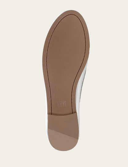 Women's Silver Carson Logo Ballet Flats | Frye Recommended
