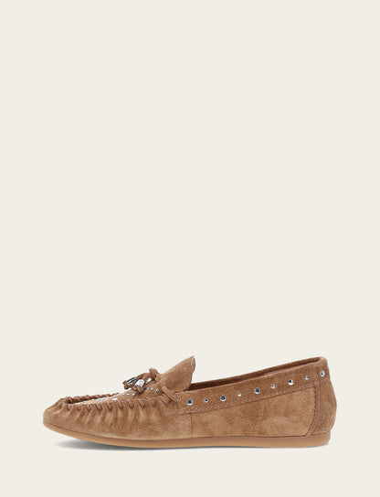 Women's Almond Naya Stud Moc Loafers | Frye Best Seller