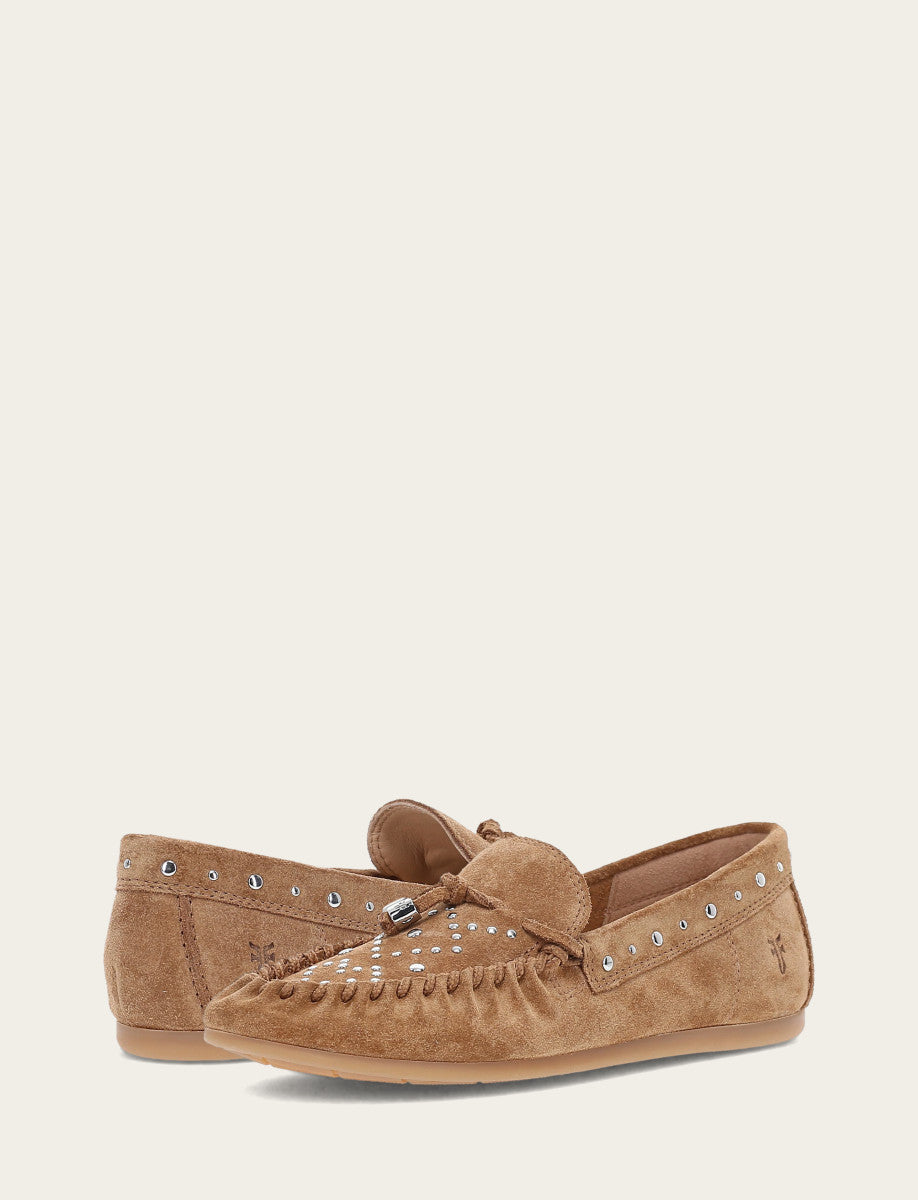 Women's Almond Naya Stud Moc Loafers | Frye Best Seller