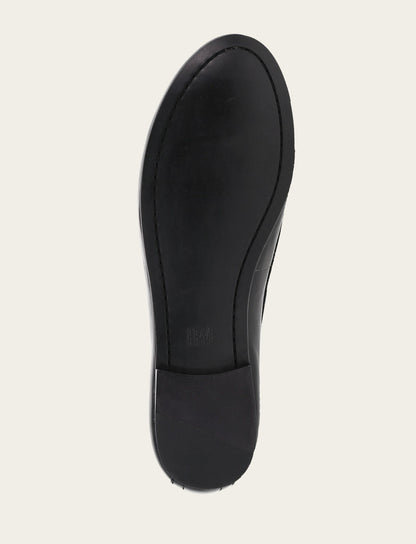Women's Black Carson Logo Ballet Flats | Frye Quality